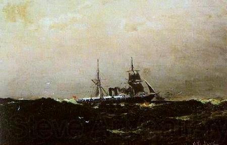 Eduardo de Martino Alto mar Norge oil painting art
